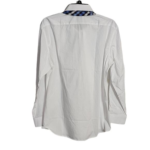 Bespoke Slim Fit White Button Down Shirt with Tie and Pocket Square, NWT - Picture 8 of 8